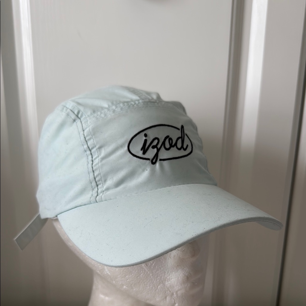 New Izod Light Teal Baseball Hat Adjustable